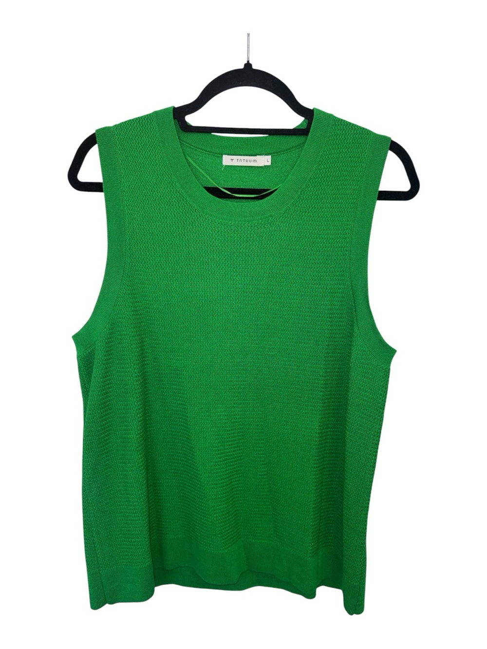 Green Sleeveless Knit top